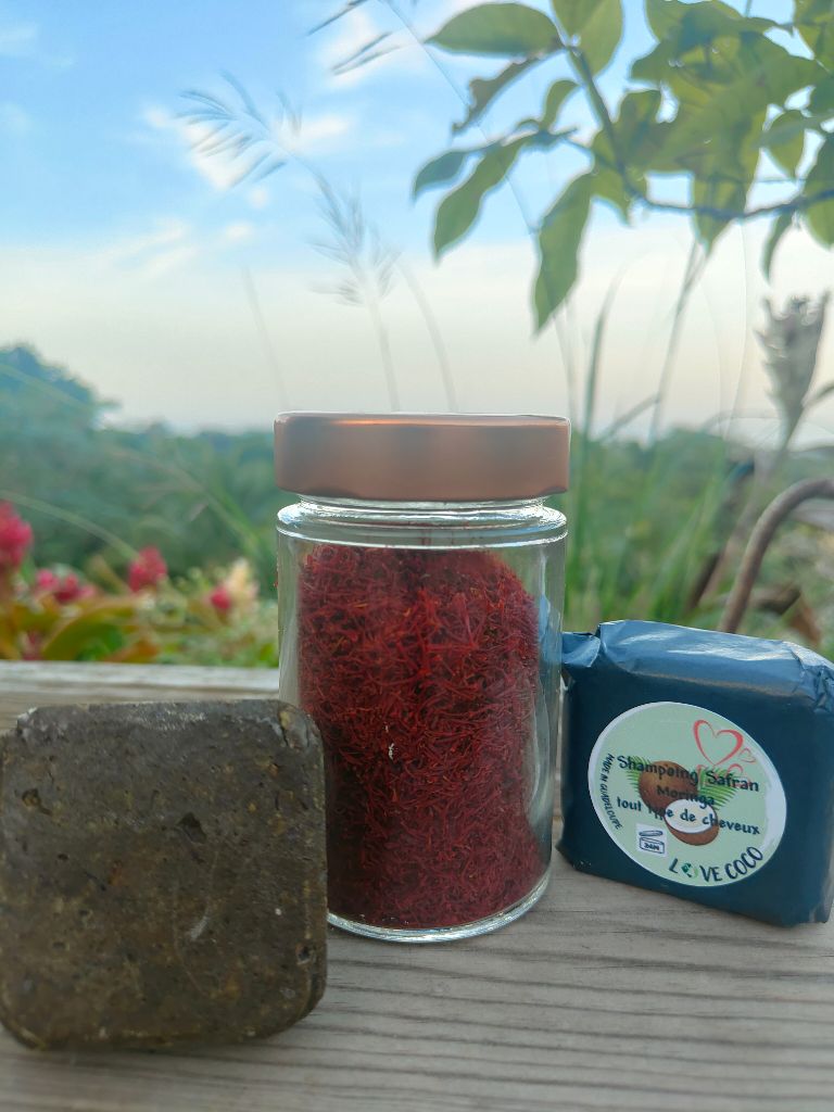 Shampoing solide safran moringa – Image 2